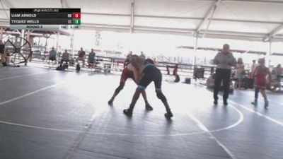 150 lbs Round 2 - Liam Arnold, Riverside Warriors vs Tyquez Wells, East Carolina Wrestling (ECW)