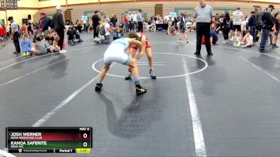 88 lbs Semifinal - Kanoa Saferite, NOVA WC vs Josh Werner, NOVA Wrestling Club