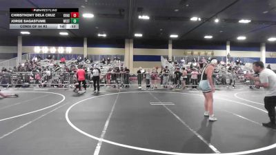 126 lbs Consi Of 64 #2 - Christhony Dela Cruz, Coast Wr Ac vs Jorge Sagastume, Westlake Wrestling