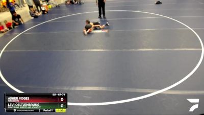 67-74 lbs 5th Place Match - Levi Oeltjenbruns, Owatonna Wrestling Academy vs Asher Voges, Minnesota