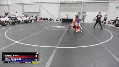 165 lbs 2nd Wrestleback (16 Team) - Jovani Caudill, Kansas Red vs Cross Rodriguez, California Red