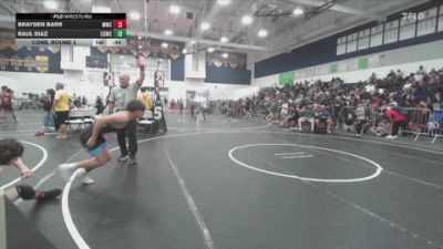 132 lbs Cons. Round 3 - Brayden Barr, Menifee Wrestling Club vs Raul Diaz, Cal Grapplers Wrestling Club