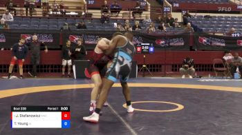 87 lbs Cons. Round 4 - John Stefanowicz, Navy Wrestling Club vs Timothy Young, Army (WCAP)