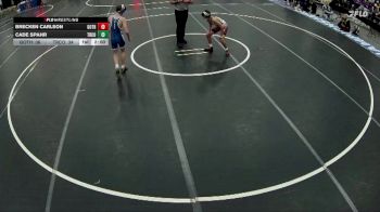 113 lbs Semis & 1st Wrestleback (8 Team) - Brecken Carlson, Gothenburg vs Cade Spahr, Tri County