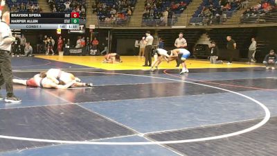 130 lbs Consy 1 - Brayden Spera, Faith Christian vs Harper Allen, State College