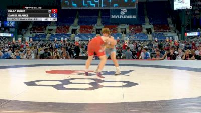 150 lbs Champ. Rd Of 32 - Isaac Johns, KY vs Daniel Blanke, IL