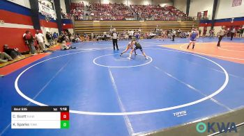 88 lbs Rr Rnd 3 - Cayden Scott, R.A.W. vs Kamden Sparks, Tonkawa Takedown Club