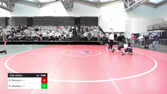 133A-HS2 lbs Semifinal - Danny Ferraro, Old Bridge Wrestling Club vs ...