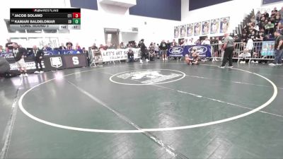 138 lbs Cons. Round 3 - Kamari Baldelomar, San Dimas vs Jacob Solano, Etiwanda