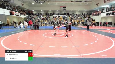 113 lbs Quarterfinal - Jayden Holmes, Social Circle USA Takedown vs Connor Olson, South Effingham Mustang Wrestling Club