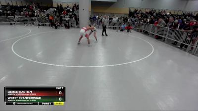 114 lbs Cons. Round 4 - Linken Bastien, Askren Wrestling Academy vs Wyatt Franckowiak, Askren Wrestling Academy