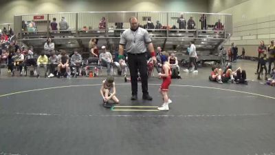 41 lbs Quarterfinal - Camdon Farrell, West Michigan Pursuit vs Brooks Riesen, The Fort Hammers