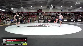 165 lbs 1st Place Match - David Hunsberger, Lander vs Nolan Gessler, Tiffin