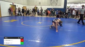 96 lbs Round Of 16 - James Duncan, South Park vs Brody Brown, Chartiers Valley