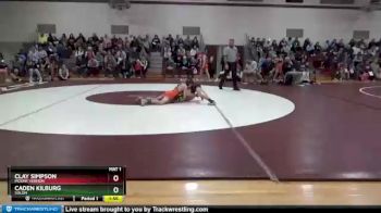 94 lbs 1st Place Match - Caden Kilburg, Solon vs Clay Simpson, Mount Vernon