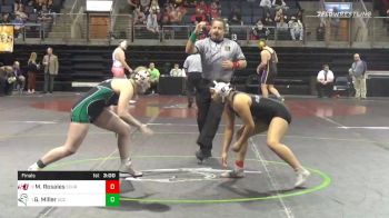 143 lbs Final - Mackayla Rosales, Schreiner University - W vs Grace Miller, Umpqua Community College