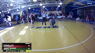120 lbs Round 5 (8 Team) - Jeremy Kazanis, Avalon WV vs Carson Lutz, Glynn Academy