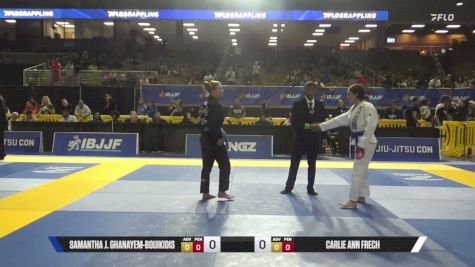 Carlie Ann Frech vs Samantha J. Ghanayem-Bouikidis 2026 Pan Jiu Jitsu IBJJF Championship