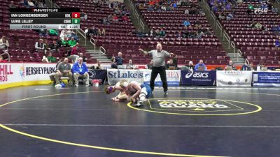 152 lbs First Round - Ian Longenberger, Boiling Springs vs Luke Lilley, Connellsville