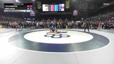 130 lbs Champ. Rd Of 64 - Ayla Hampton, CO vs Abbie Colvin, UT