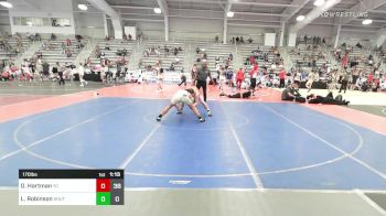 170 lbs Round Of 32 - Dominic Hartman, Young Guns Black vs Lane Robinson, Team Shutt Nation