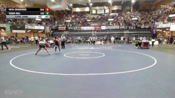 135 lbs Cons. Semi - Mya Crabtree, Pomona-West Franklin HS vs Eden Hill, Fredonia HS