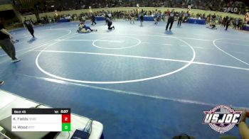 110 lbs Semifinal - Kaden Fields, Deer Creek Wrestling Club vs Harlen Wood, Standfast