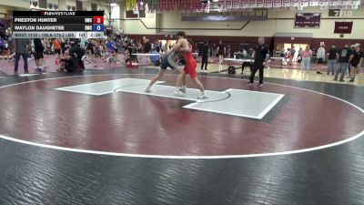 160.6-176.2 lbs Champ. Round 3 - Preston Hunter, Dubuque Wrestling Club vs Waylon Daughetee, Dubuque Wrestling Club