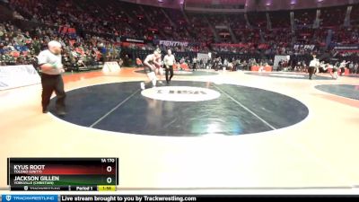 1A 170 lbs Semifinal - Kyus Root, Tolono (Unity) vs Jackson Gillen, Yorkville (Christian)