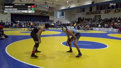 135 lbs Consi Of 32 #2 - Eben Nau, Tahoma (WA) vs Brayden Bosh, Layton (UT)