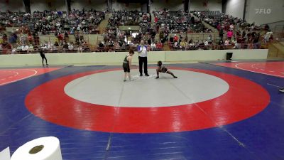 100 lbs Quarterfinal - Chloe Davis, Carrollton Wrestling vs Everett Crager, South Georgia Takedown Club