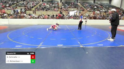 73 lbs Round Of 16 - Barrett Schinella, The Colosseum Training Center vs Charleigh Richardson, The Storm Wrestling Center