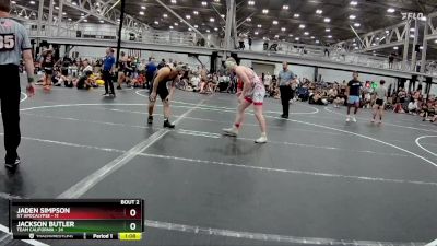 175 lbs Semis (4 Team) - Jaden Simpson, GT Apocalypse vs Jackson Butler, Team California