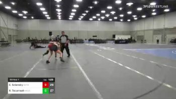 110 lbs Rr Rnd 7 - Claire Solansky, Sisters On The Mat Purple vs Renesmee Tecumseh, Mojo Grappling Academy Girls