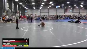 56 lbs Round 2 - Dominic Sindone, Team Michigan vs Max Sako, Terps Xtreme