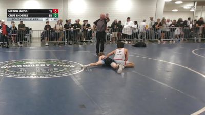 120 lbs Round Of 64 - Mason Jakob, TN vs Cruz Enderle, MO
