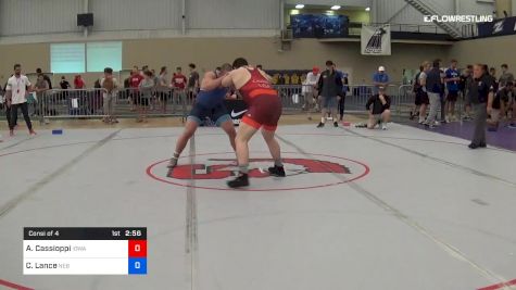 125 kg Consi Of 4 - Anthony Cassioppi, IOWA vs Christian Lance, Nebraska