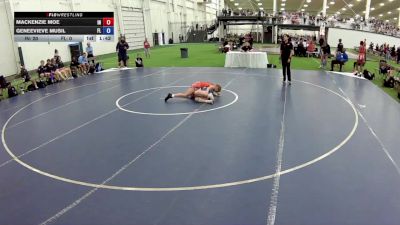 80 lbs Mackenzie Moe, Indiana vs Geneevieve Musil, Florida