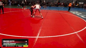 160 lbs Champ. Round 1 - Wessten Simpson, NYM (New York Mills) vs Brayden Raymo, Worthington