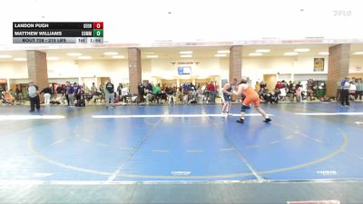 215 lbs Quarterfinal - Landon Pugh, Georgia vs Matthew Williams, Commerce Wrestling Club