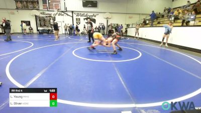 119 lbs Rr Rnd 4 - Lane Young, Pryor Tigers vs Locke Oliver, Honey Badgers Wrestling Club