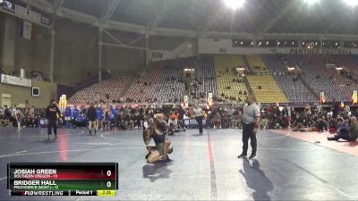 174 lbs 2nd Wrestleback (16 Team) - Bridger Hall, Providence (Mont.) vs Josiah Green, Southern Oregon