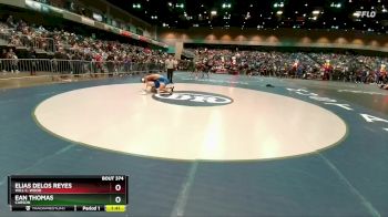 157 lbs Champ. Round 1 - Ean Thomas, Carson vs Elias Delos Reyes, Will C. Wood