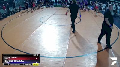 106 lbs Placement Matches (8 Team) - Evelyn Jensen, Utah vs Taimane Mata&#699;afa Grove, Hawaii