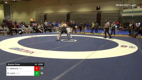 Quarterfinal - Zahid Valencia, Arizona State vs Max Lyon, Purdue