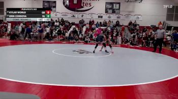 105 lbs Cons. Round 2 - Kylar World, Carbon vs Erin Cordova, Falcon