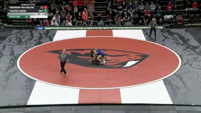 141 lbs Semifinal - Hayden Zinkin, CSU Bakersfield vs Brennan Van Hoecke, Little Rock