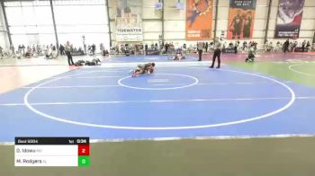 100 lbs Consi Of 32 #2 - Oluwadamilare Idowu, MD vs Madilyn Rodgers, AL