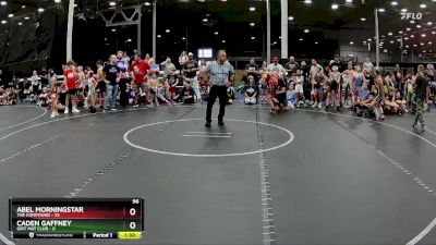 96 lbs Round 7 (8 Team) - Abel Morningstar, The Compound vs Caden Gaffney, Grit Mat Club