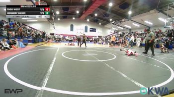 45 lbs Consi Of 8 #2 - Theo West, Fort Gibson Youth Wrestling vs Kennedy Luker, Fort Gibson Youth Wrestling